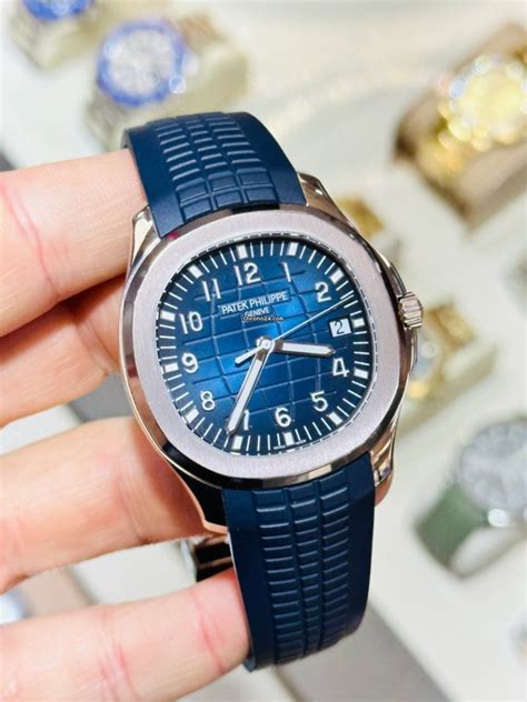 patek philippe aquanaut navy blue|Patek Philippe aquanaut price list.